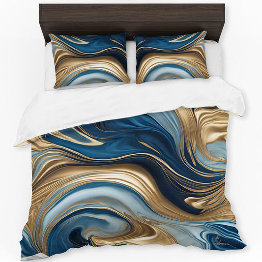 Golden Tides Duvet Cover Set by Nathan Pieterse