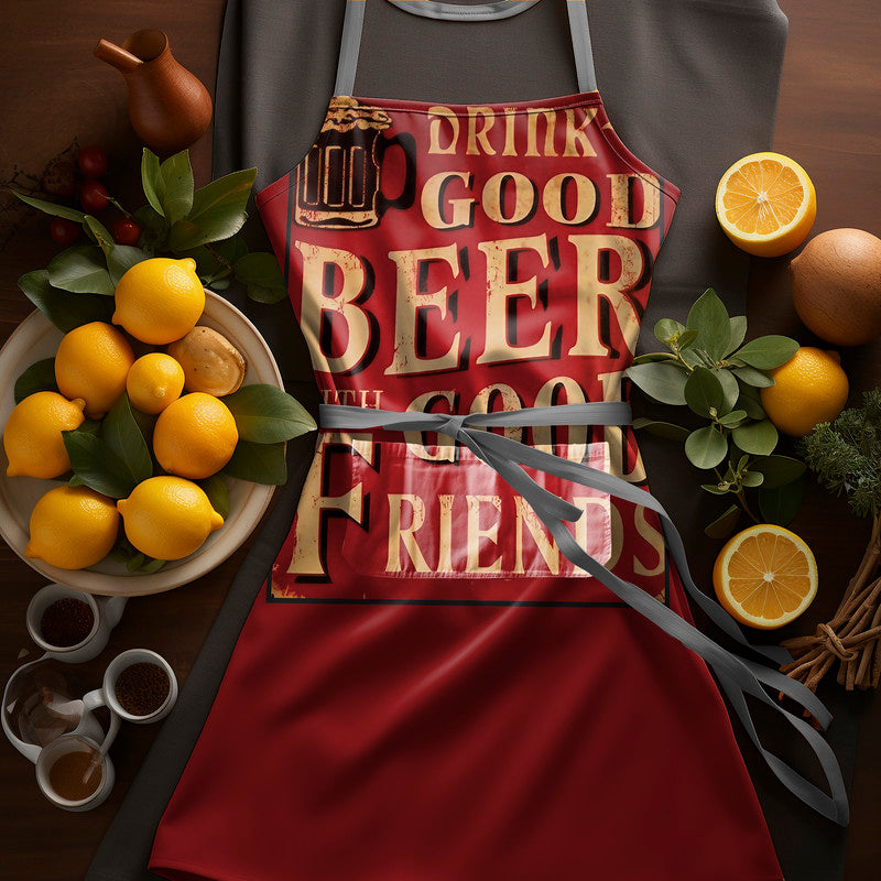 Good Beer Medium Length Apron