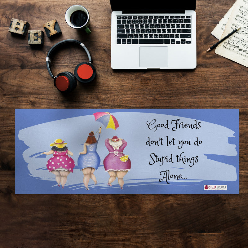 Good Friends Desk Pad by Stella Bruwer