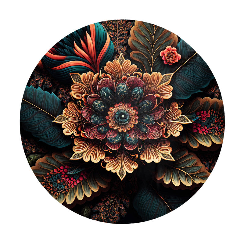 Gorgeous Floral Patterns Round Tablecloth