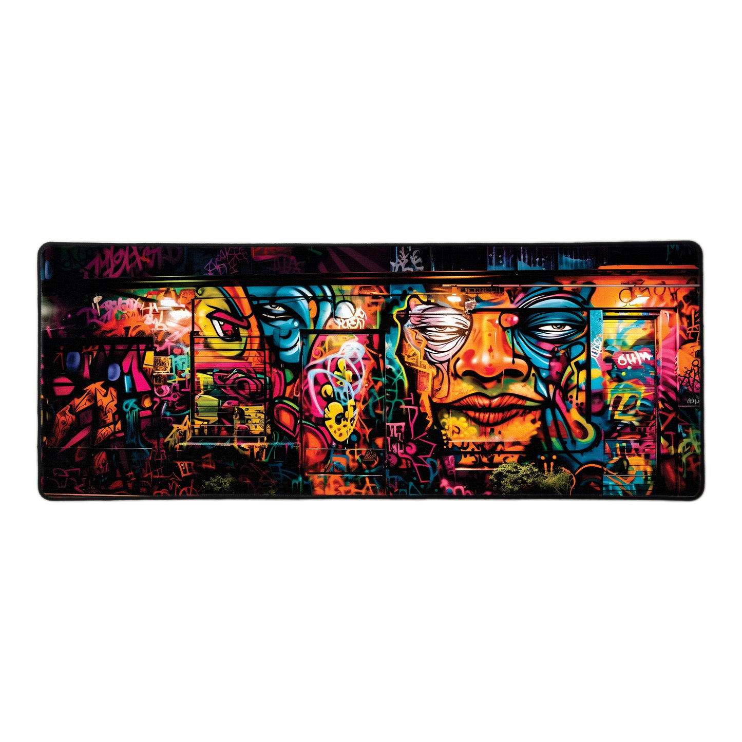 Building Graffiti Large Desk Pad