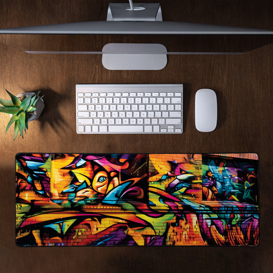 Shopfront Graffiti Large Desk Pad