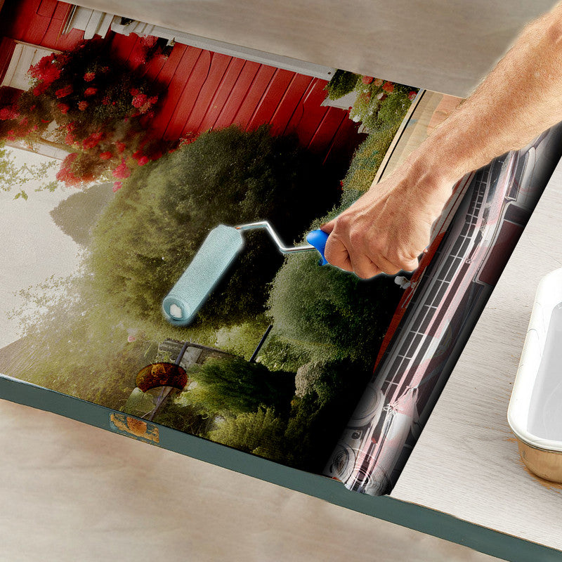 Grandpa is Here Door Decoupage