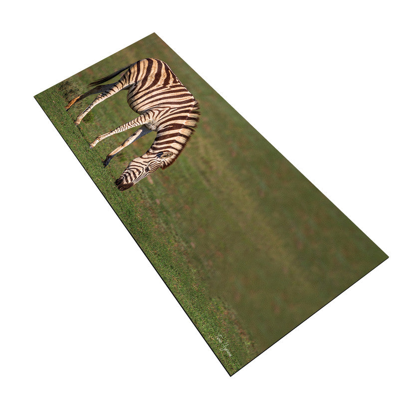 Grazing Zebra Desk Pad by Fanie Heymans