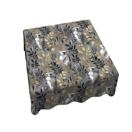 Grecian Grey Square Tablecloth