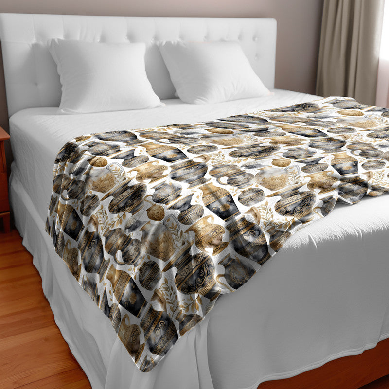 Grecian Heirlooms Light Bed Throw