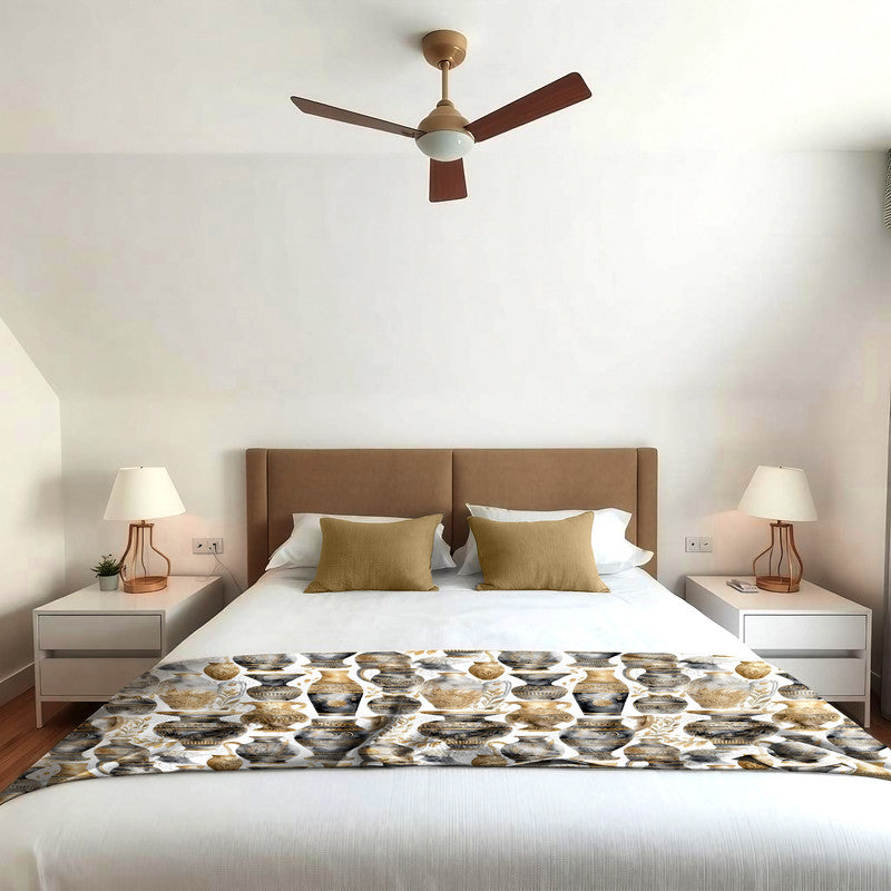 Grecian Heirlooms Light Bed Throw