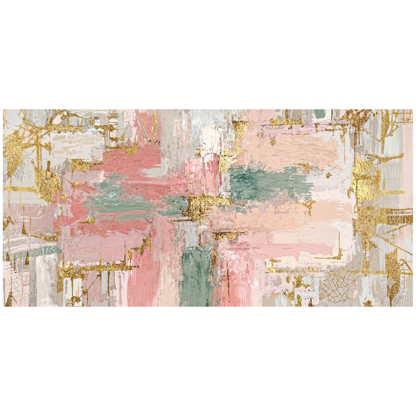 Green and Pink Combo 3m Rectangle Tablecloth