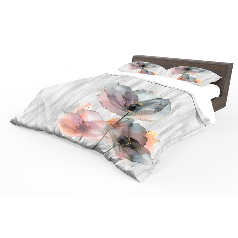 Grey Lines Duvet Cover Set