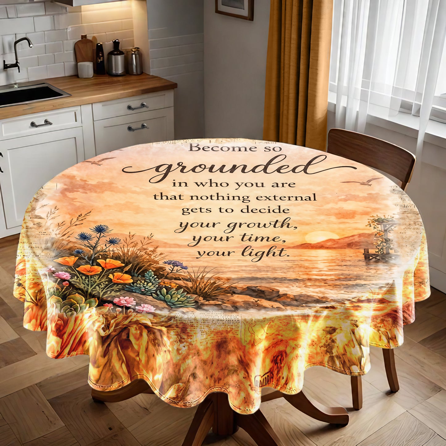 Grounded Round Tablecloth