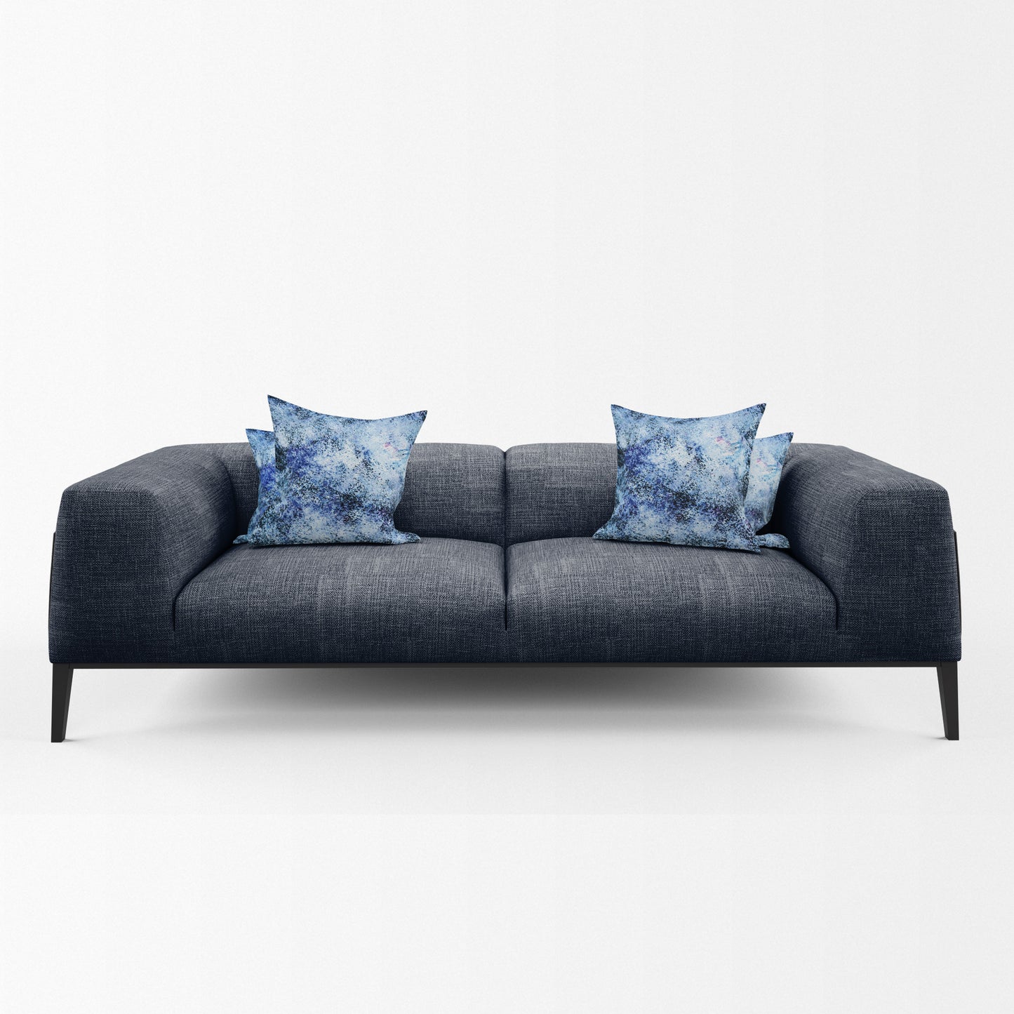 Grunge Blue Luxury Scatter Covers (Set of 4)