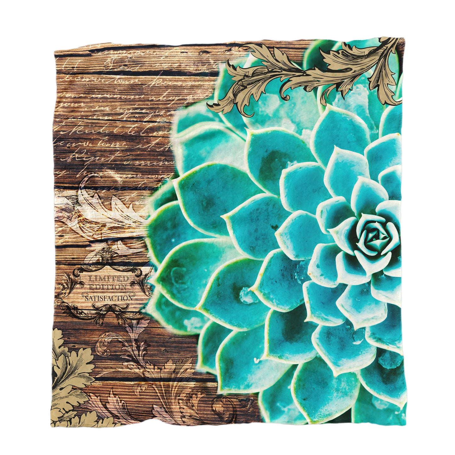 Grunge Desert Rose Light Weight Fleece Blanket