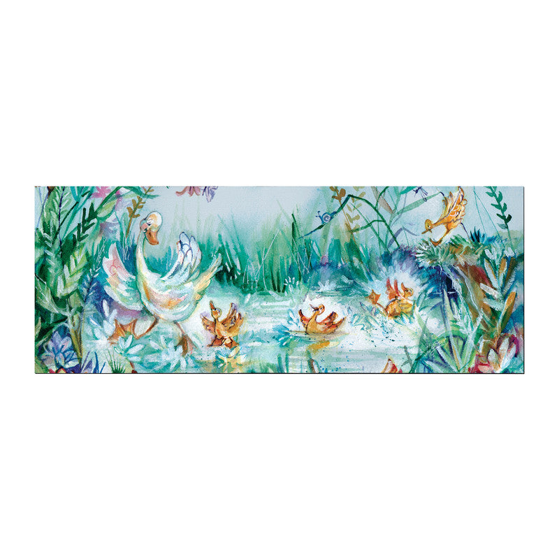 Happy Ducks Large Desk Pad by Kristin van Lieshout