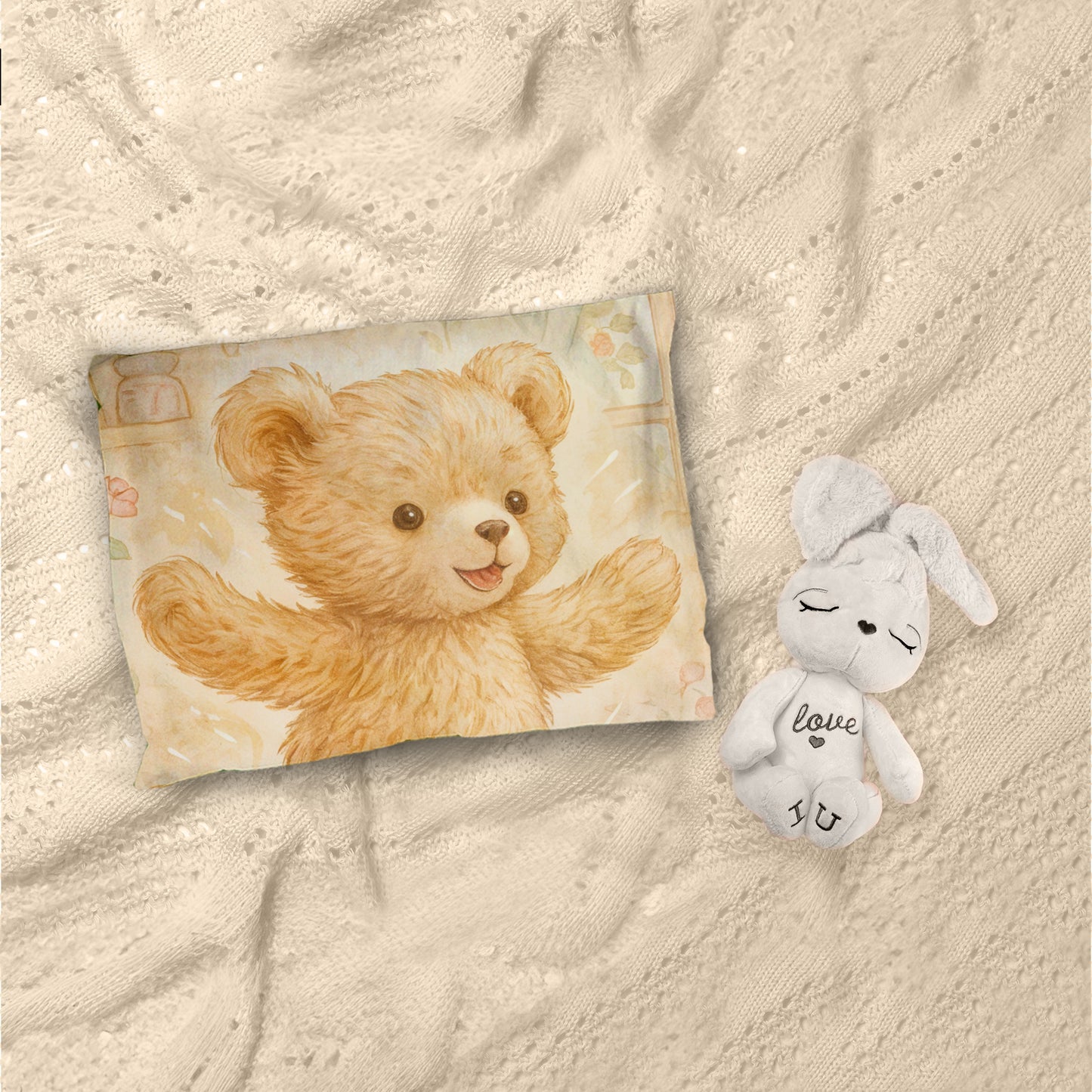 Happy Bear Cot Set
