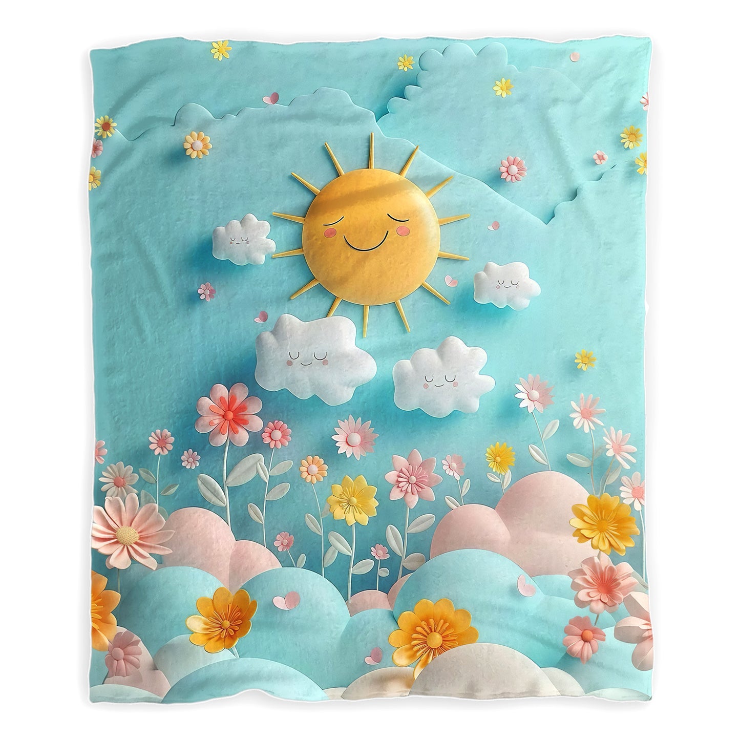 Happy Field Minky Blanket
