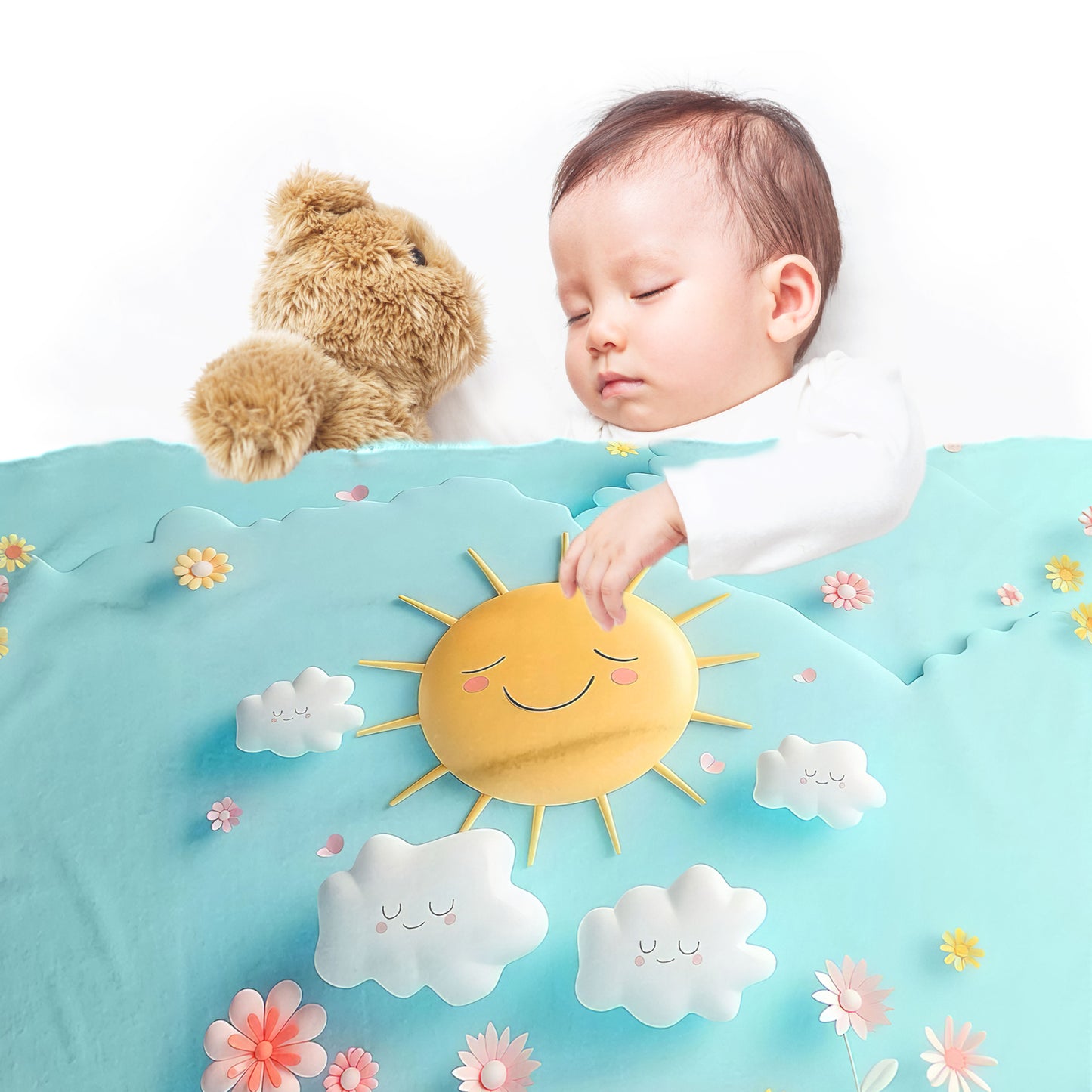 Happy Field Minky Blanket