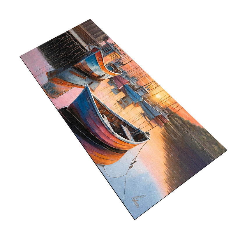 Harbour at Dawn Large Desk Pad by Nathan Pieterse