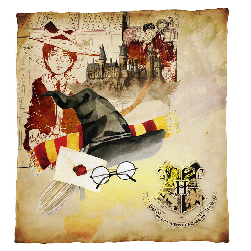 Harry Potter Adventure Light Weight Fleece Blanket
