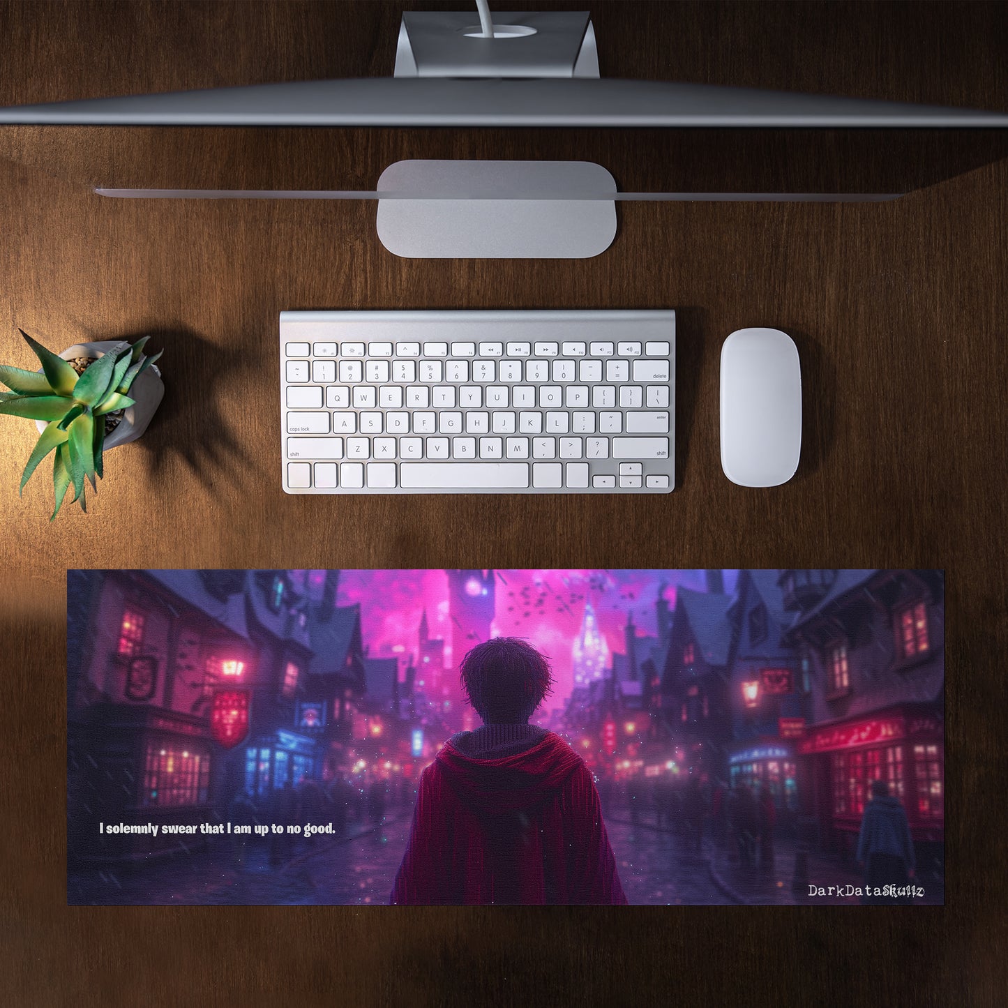 Harry Potter Up to no Good by Wikus Schalkwyk Large Desk Pad