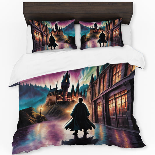 Harry Potter Wizard's Walk – Hogwarts Duvet Cover Set by Nathan Pieterse