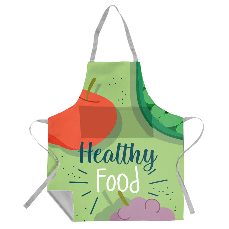 Healthy Food Medium Length Apron
