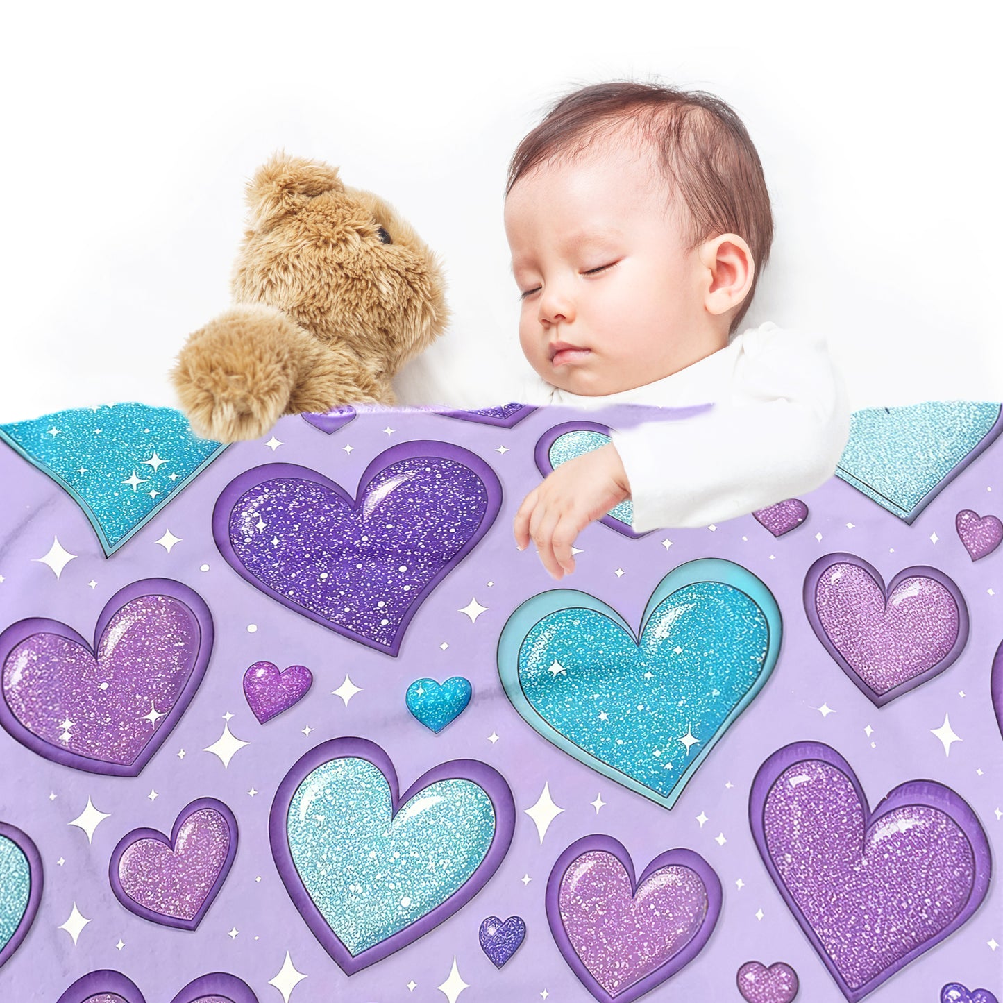 Hearts Of Love Minky Blanket