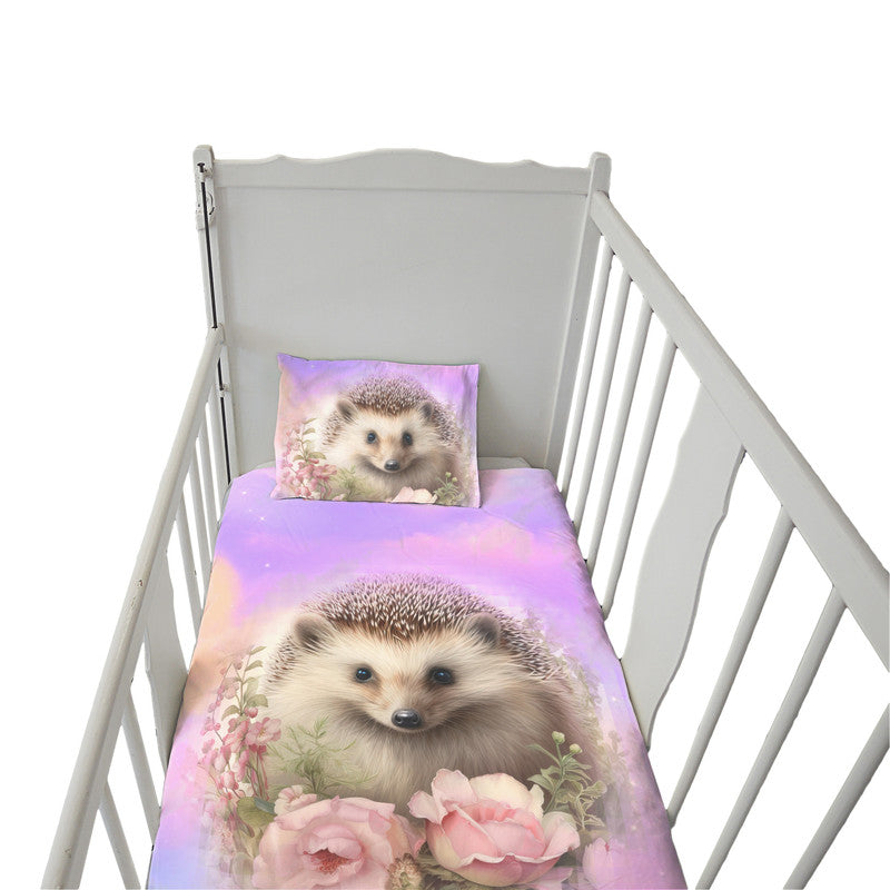 Hedgehog Bloom Cot Set