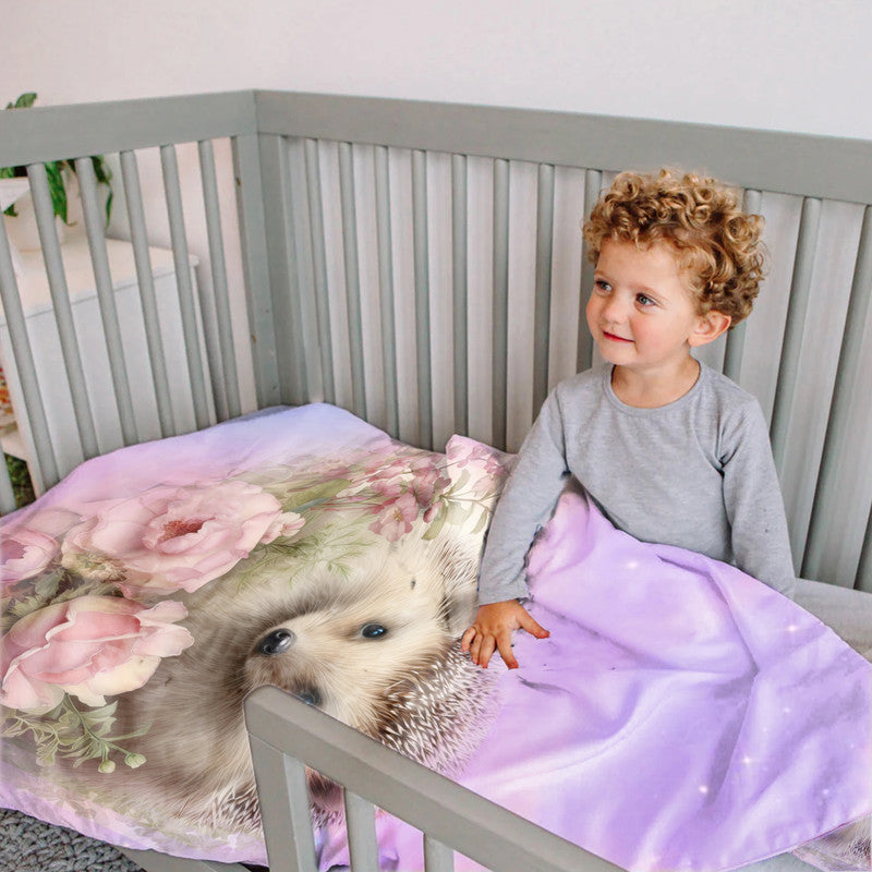 Hedgehog Bloom Cot Set