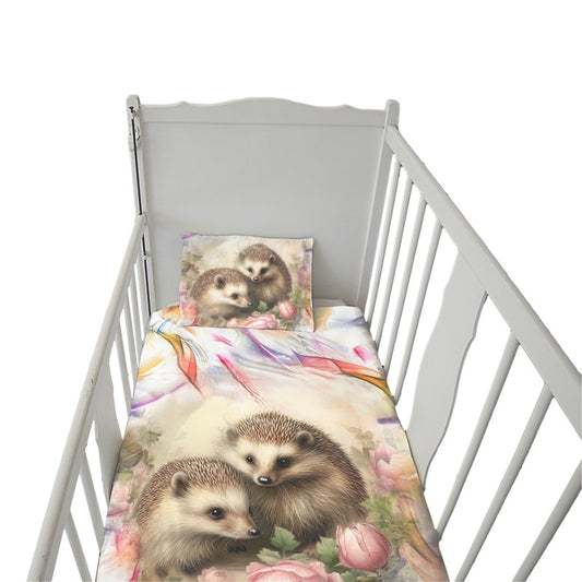 Hedgehog Family Cot Set