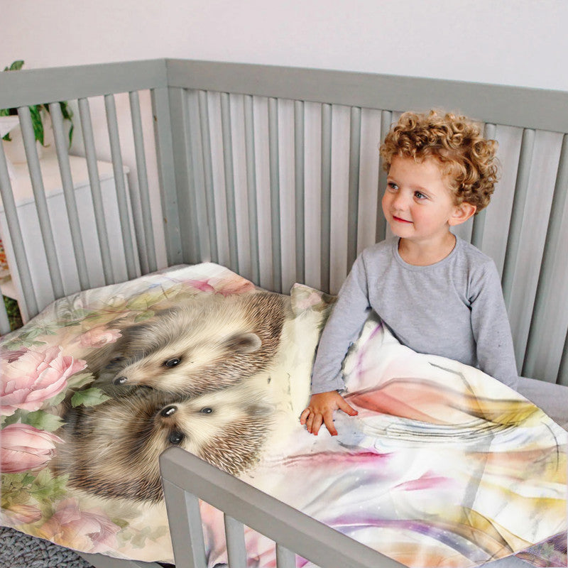 Hedgehog Family Cot Set