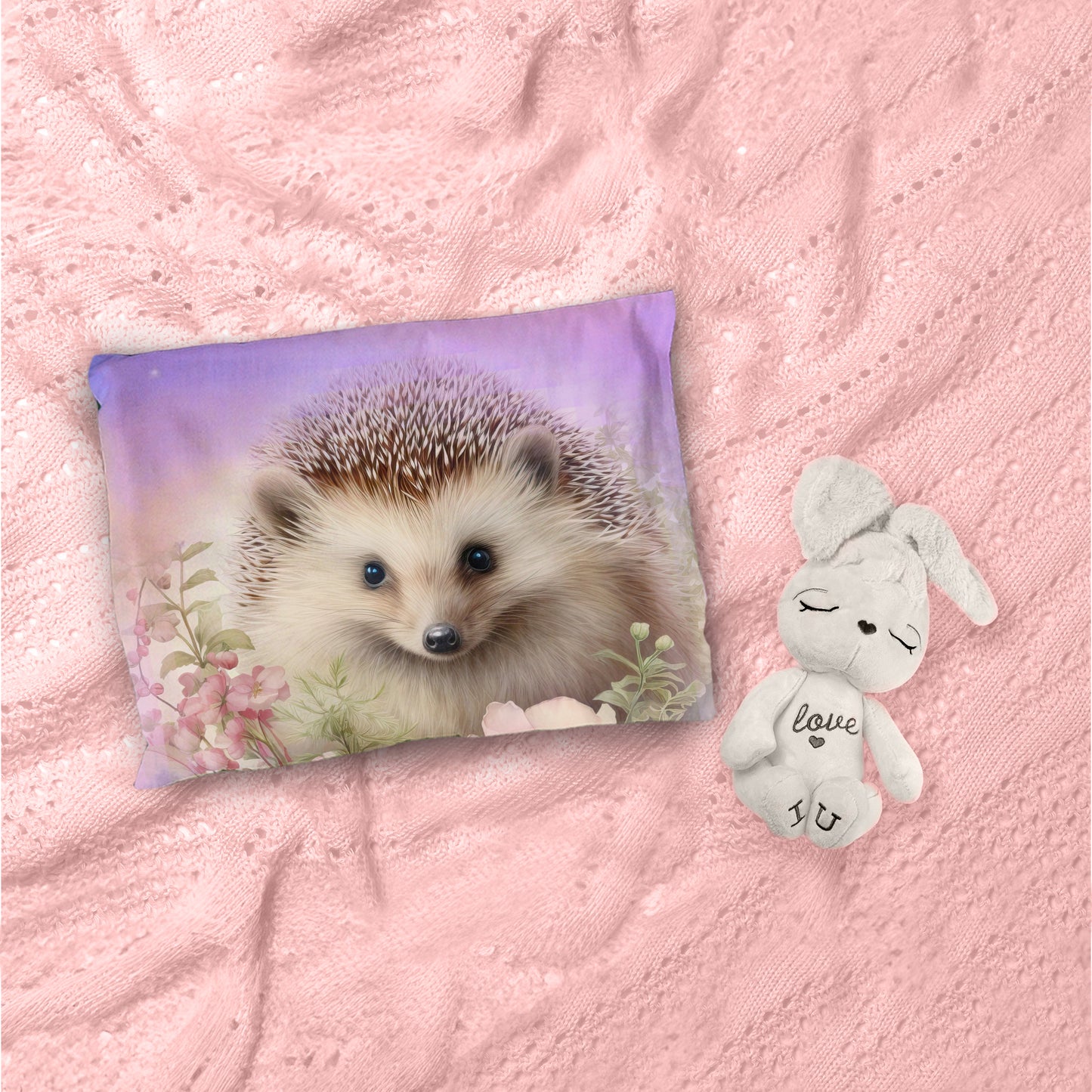 Hedgehog Bloom Cot Set