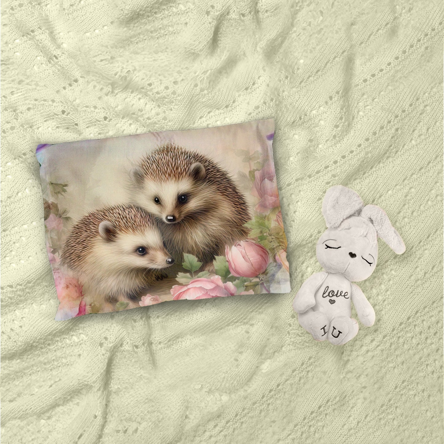 Hedgehog Family Cot Set