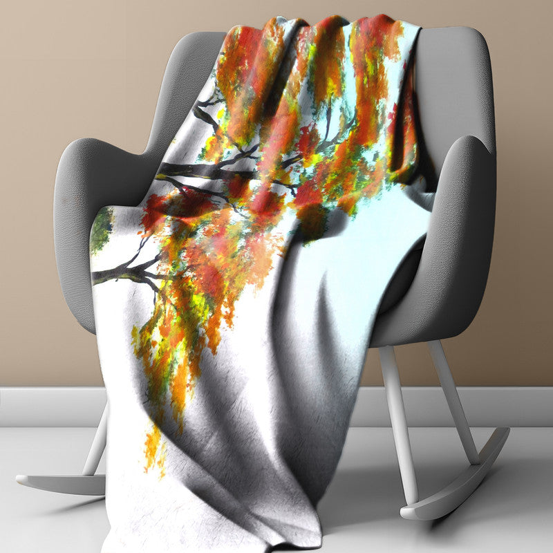 Herbstland Light Weigt Fleece Blanket By Wikus Hattingh