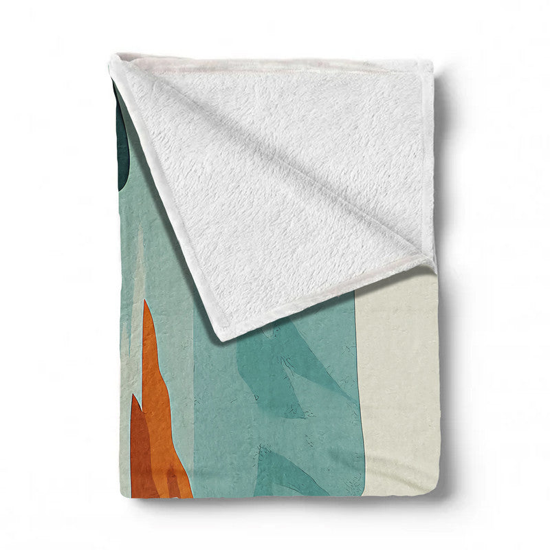 Hermanus Light Weight Fleece Blanket by Wikus Schalkwyk