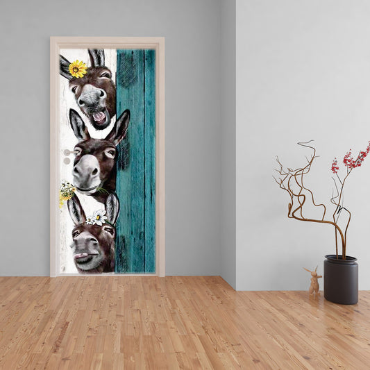 Hi Everybody Door Decoupage