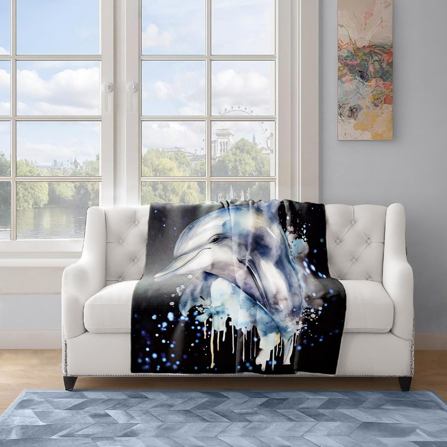 Hi There! Light Weight Fleece Blanket