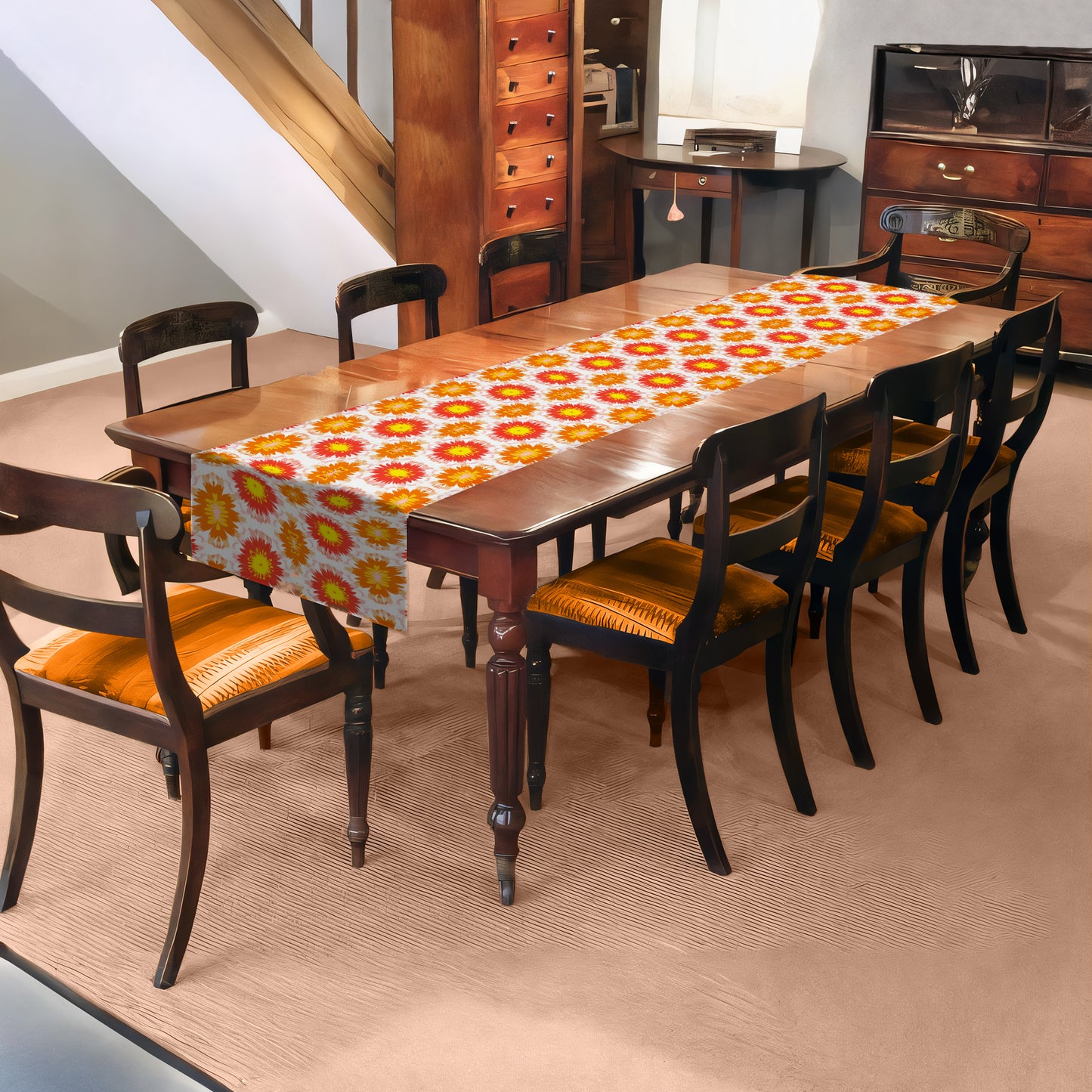 Hippy Floral Table Runner