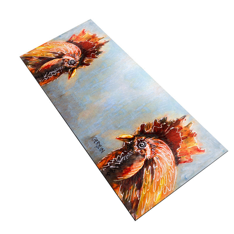 Roosters Large Desk Pad by Cherylin Louw