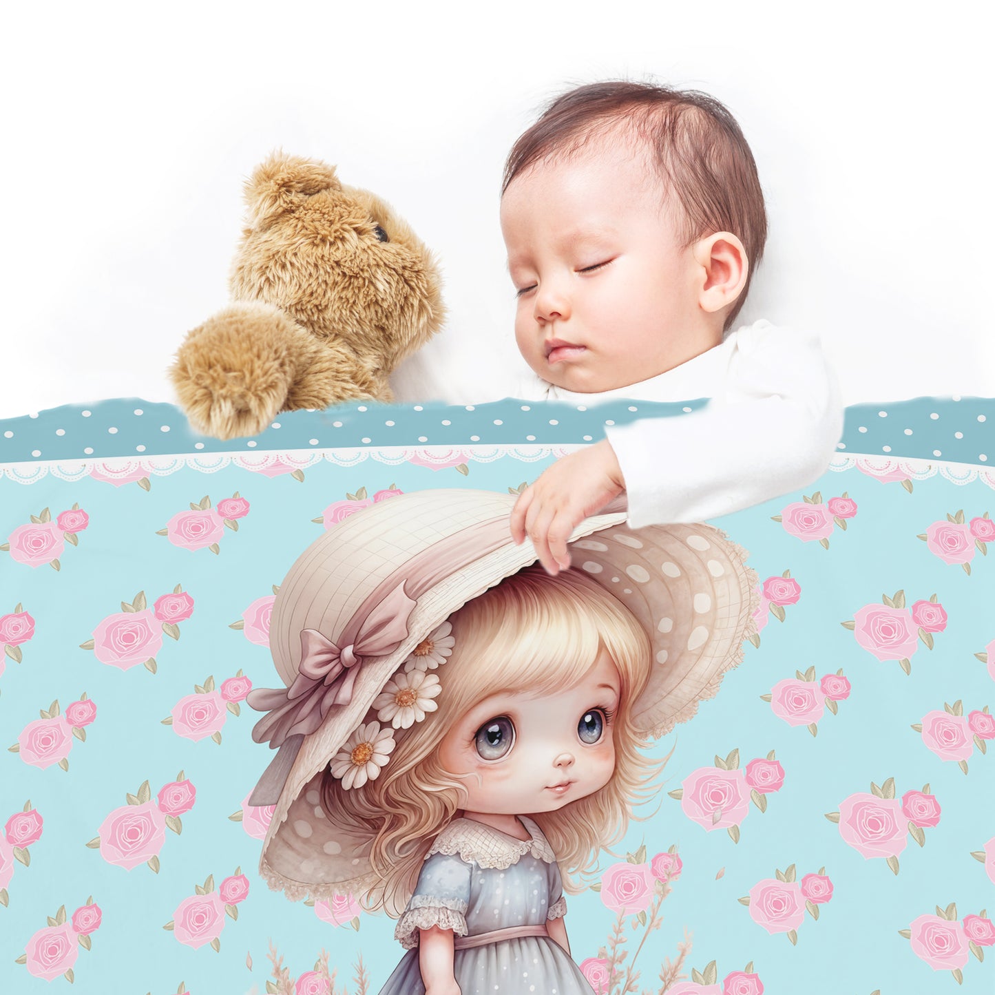 Holly’s Holiday Treat Baby Fleece Blanket