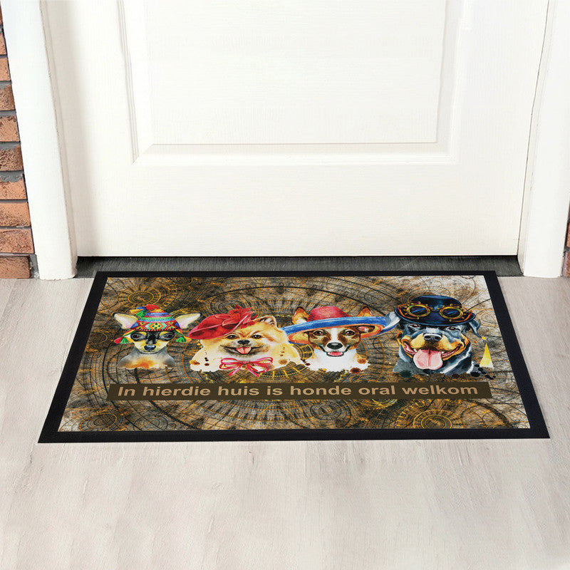 Honde Is Oral Welkom Door Mat