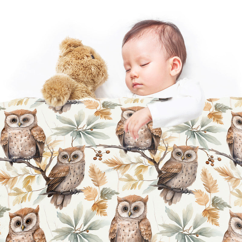 Hoo Hoo Owls Minky Blanket