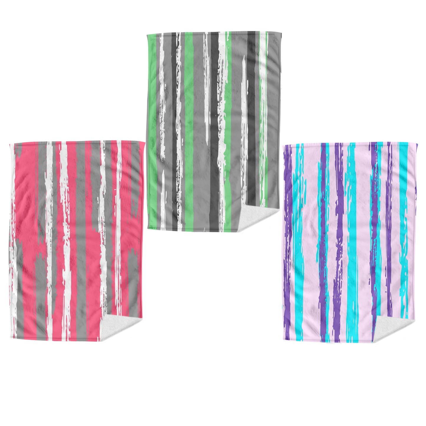 Horizontal Lines Dish Cloth (Set of 3)