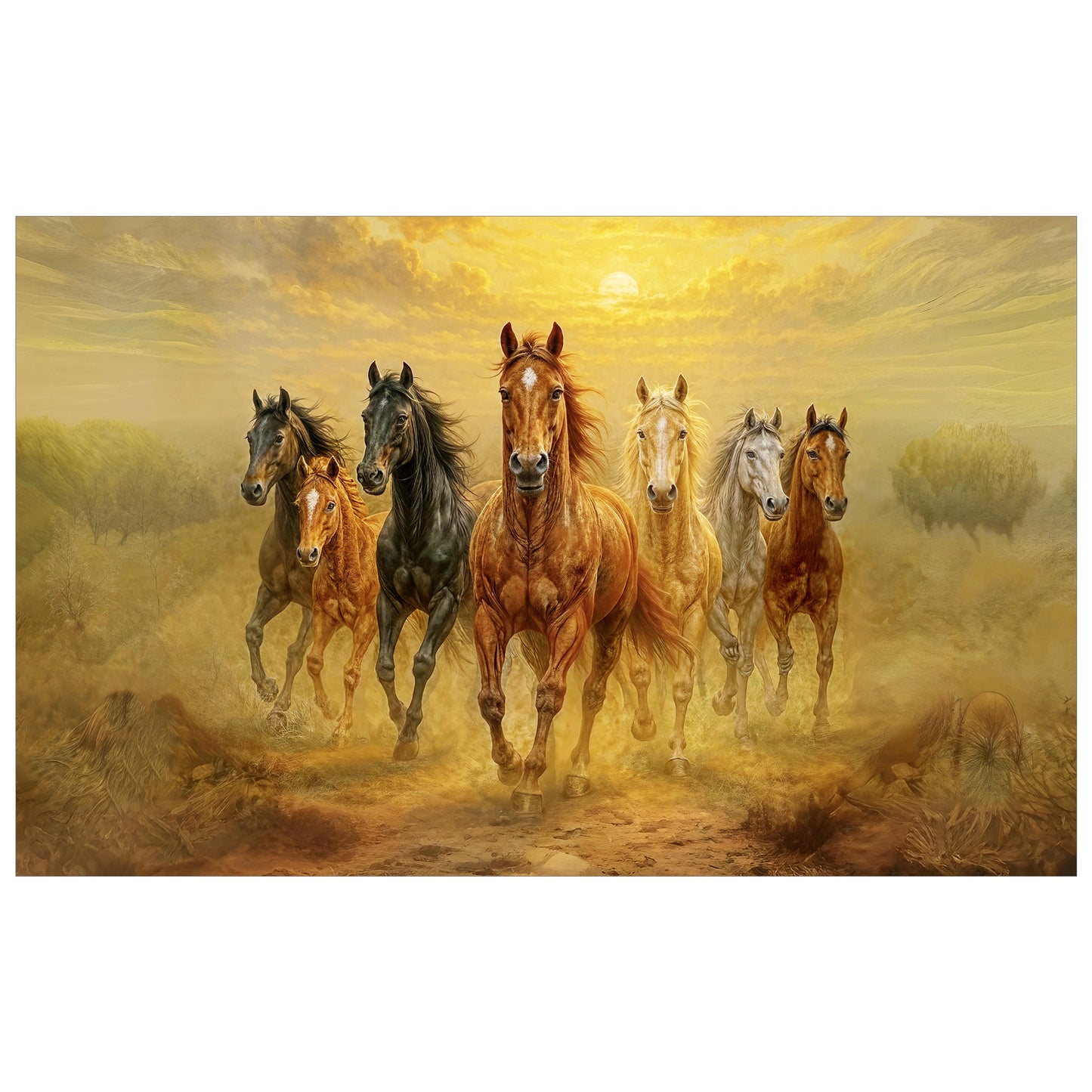 Horse Untamed Soul Rectangle Tablecloth