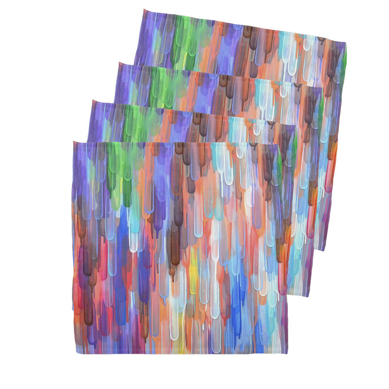 Hues In Motion Abstract Napkins