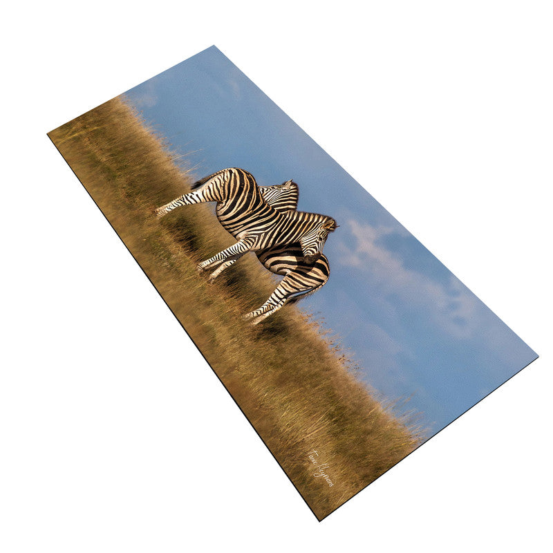 Hugging Zebras Large Desk Pad By Fanie Heymans