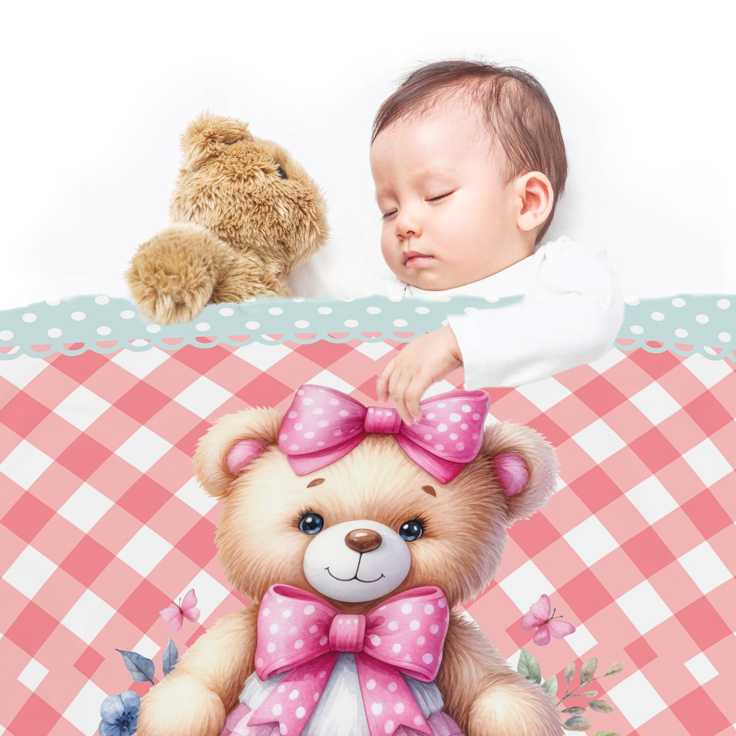 Hugs & Buttercups Baby Fleece Blanket