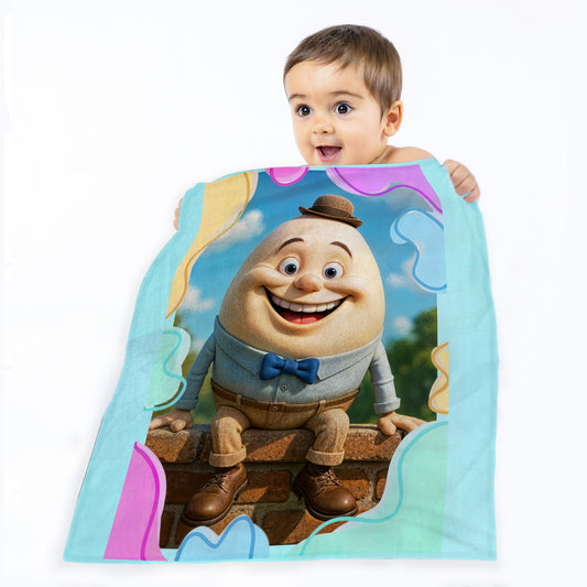 Humpty Dumpty Toddler Fleece Blanket