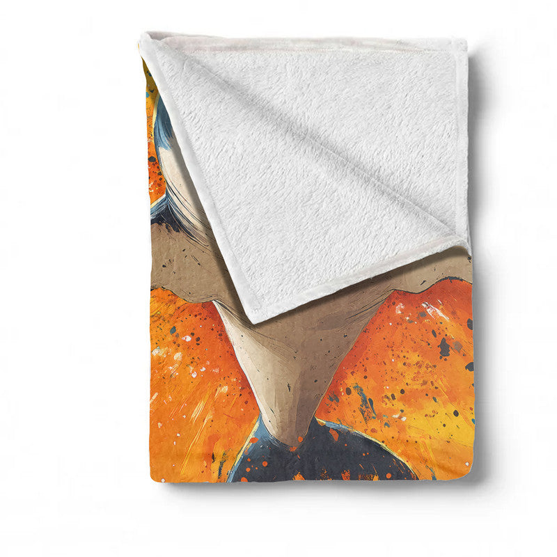 Hungry Shark Minky Blanket by Wikus Schalkwyk