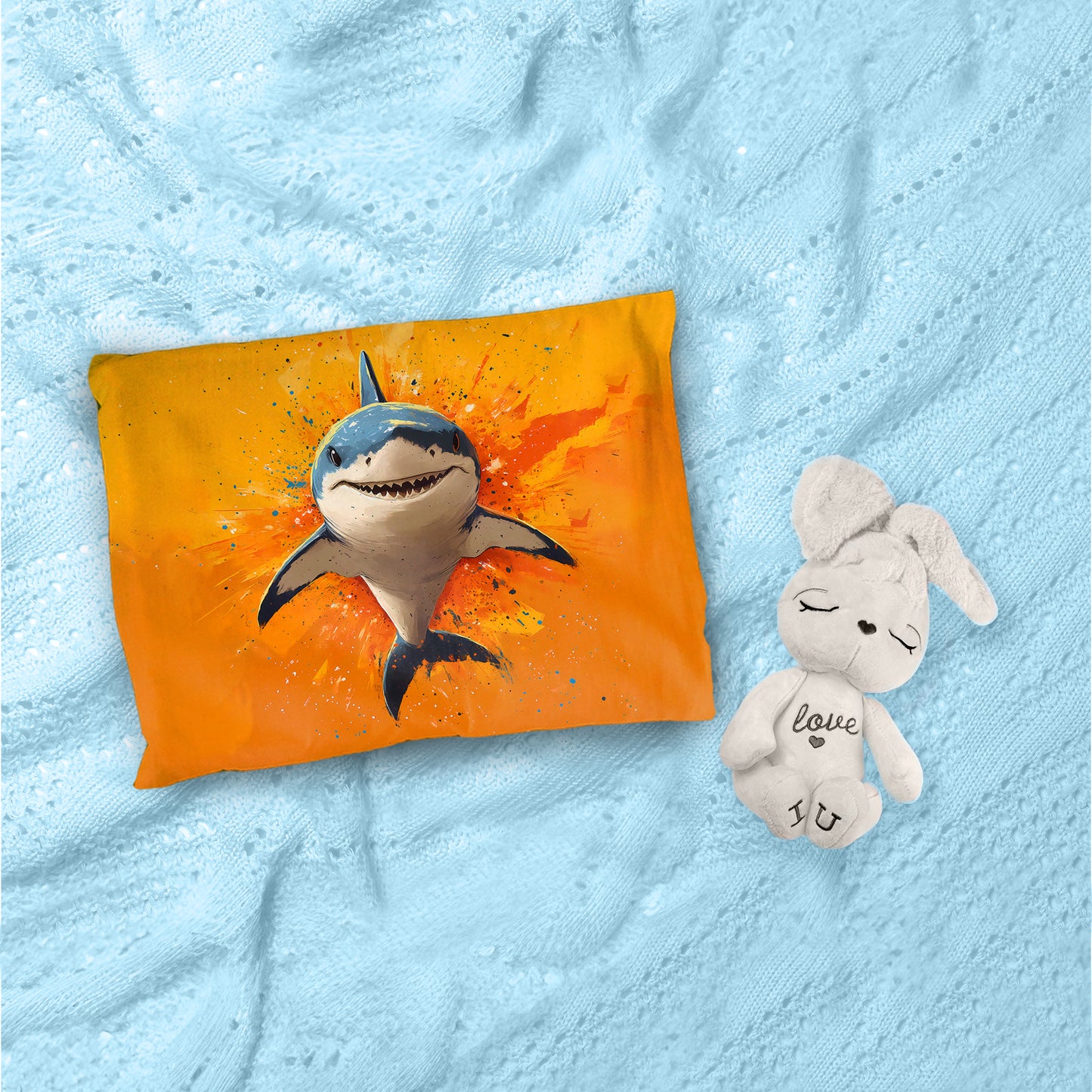 Hungry Shark Cot Set by Wikus Schalkwyk