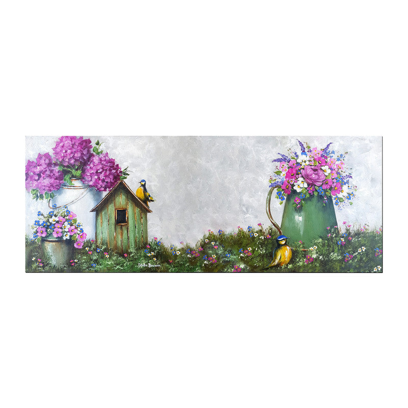 Hydrangeas Bouquet Large Desk Pad By Stella Bruwer